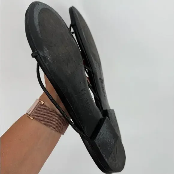 Jenni Kayne Eve Sandal in Black Leather - Picture 5 of 6